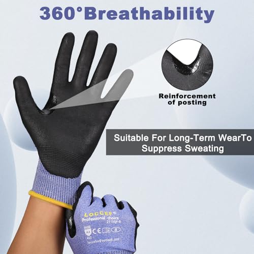 Level 5 A4 Cut Resistant Work Gloves (12 Count)