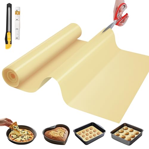 Silicone Baking Mat Roll (Beige / 72"L x 20"W)