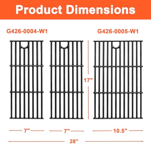 17" Grates & Grill Parts Kit for Charbroil Performance 4 Burner (17"x24.5" for 4 Burner)