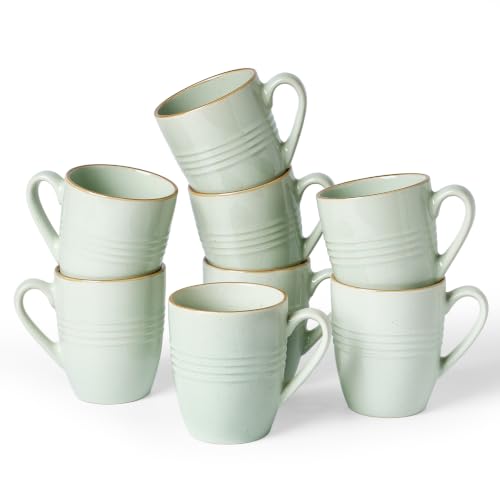 Jupiter Coffee Mugs Set of 8 (8pcs / Jupiter-Light Green)