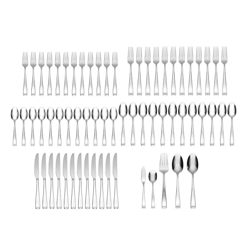 Moda 65 Piece 18 (65-Piece Flatware Set with Caddy)