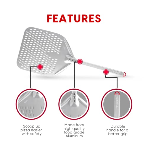 Perforated Pizza Peel 12 Inch