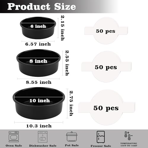 3 Pack Round Cake Pans (3 Count)