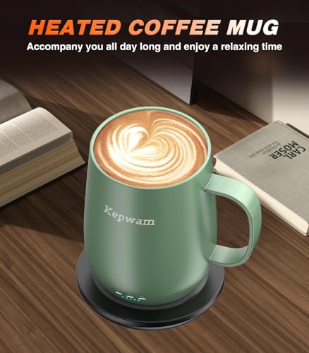 Self Heating Coffee Mug T2 (Sage Green / 16oz)