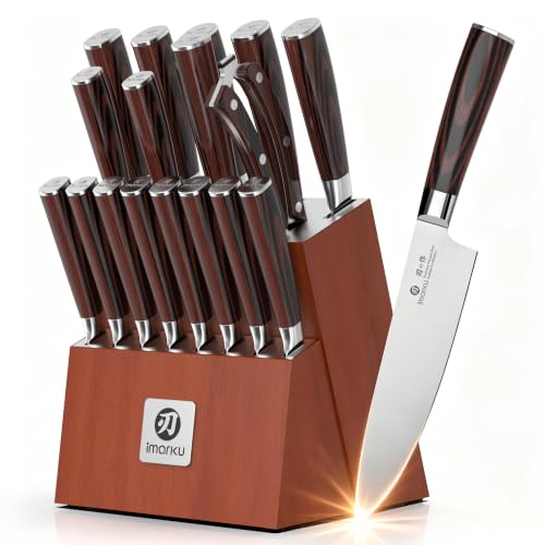 18 Piece Gyutou High (Reddish Brown)