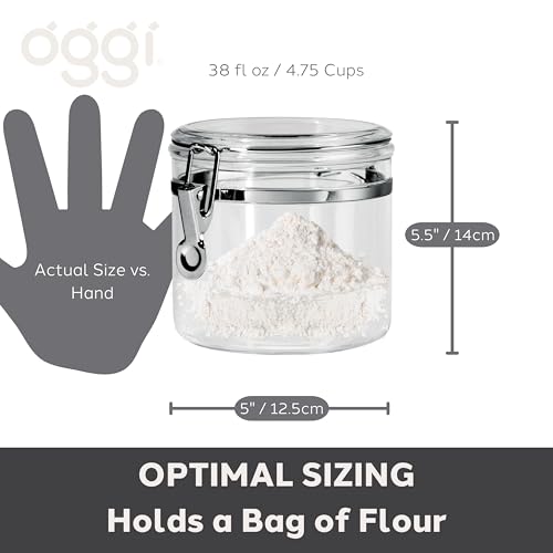 Clear Canister with Clamp Lid