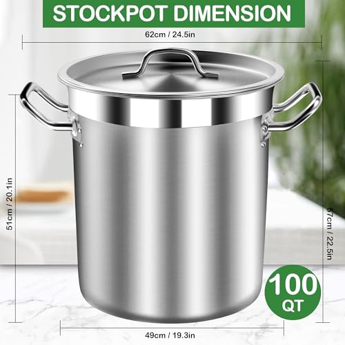 Extra Large Stock Pot 100 Quart (100 Quarts)