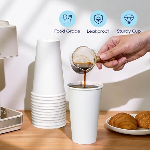 210 Pack 16 oz Disposable Paper Coffee Cup (16oz-210)