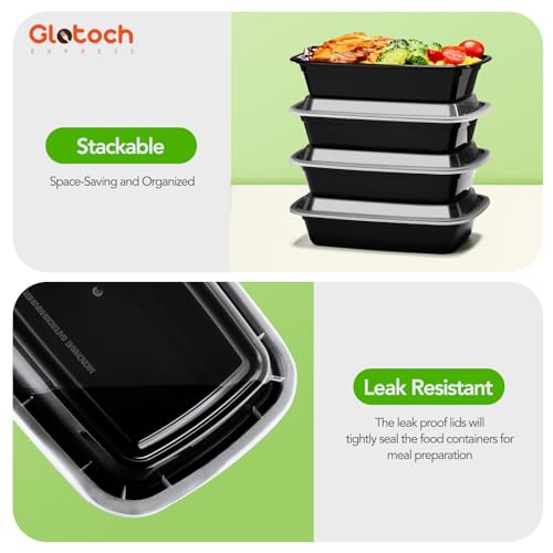 Glotoch Meal Prep Containers with Lids (24oz)