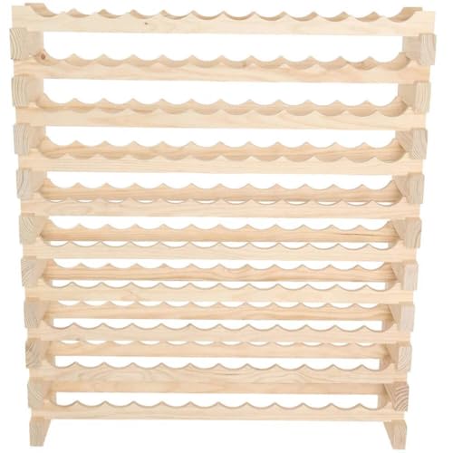 120 Bottle Wine Rack Natural Pine (Natural Pine)