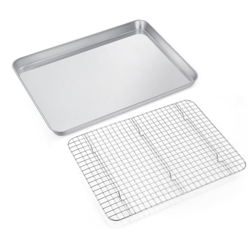 19.6 Inch Cookie Baking Sheet Pan with Wire Rack (19.6 Inch)