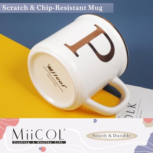 Ceramic Coffee Mug 16 oz (Letter P Mug)