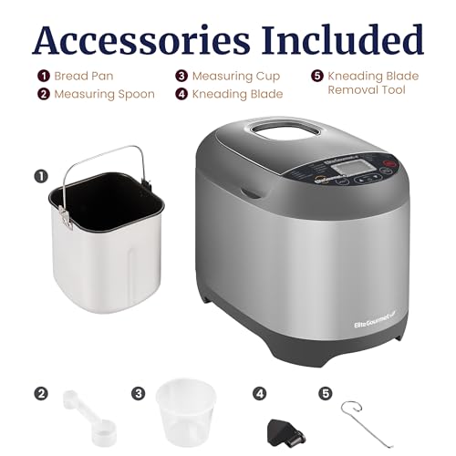 2 Lb Programmable Bread Maker (Stainless Steel)