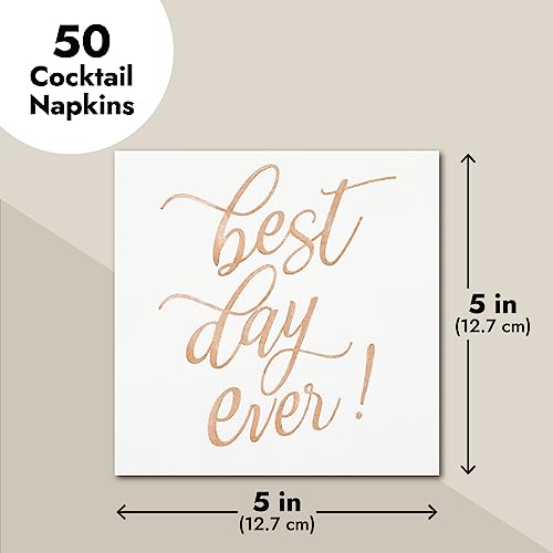 50 Pack Best Day Ever Napkins (50 Pack)
