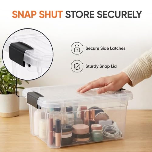 Storage Bins with Lids (3.4 Quart)