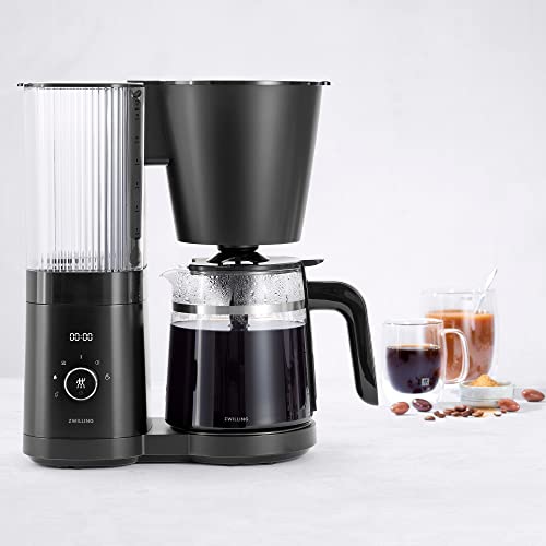 Enfinigy Glass Drip Coffee Maker 12 Cup (Black)