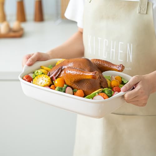 Ceramic Baking Dishes Set of 3 (OffWhite)