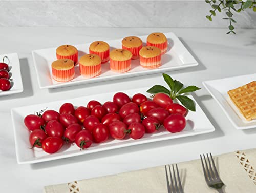 12 Inch Ceramic Serving Platters (Set of 4)