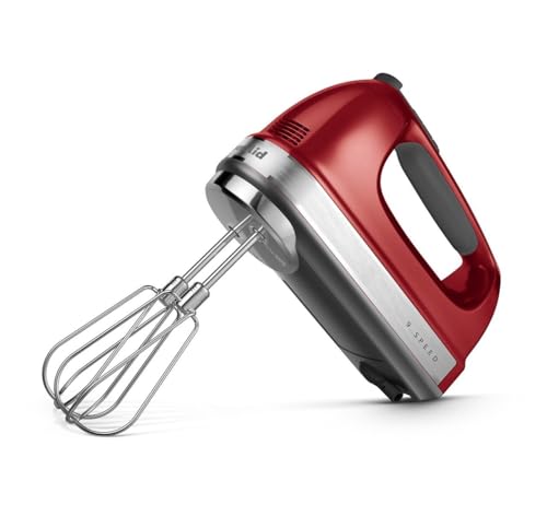 9 Speed Hand Mixer (Apple Red / 9 Speed / Mixer)