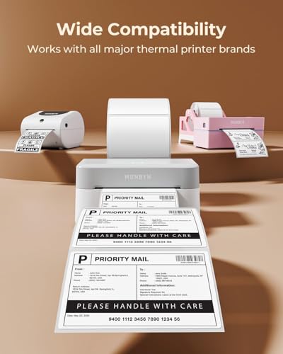 4x3 Thermal Labels (White / 4x3")