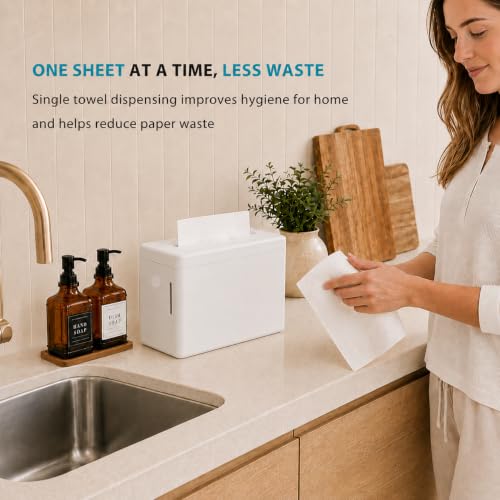 Ultra Large C Fold Paper Towel Dispenser Countertop (D-44 Lavender)