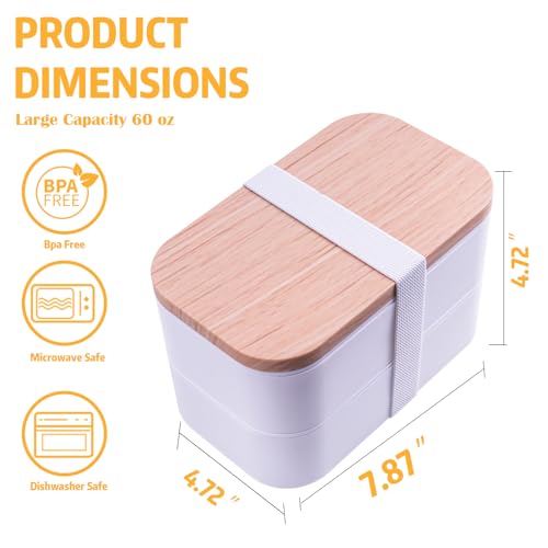 Bento Box with Lunch Bag Microwavable All