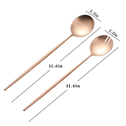 Salad Servers (Rose Gold)