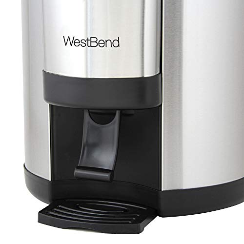 57042 Coffee Urn Double Walled Stainless Steel Features Automatic Temperature Control Large Capacity with Fast Brewing and Easy Clean Up NSF Certified (42-Cup)