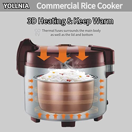 Commercial Rice Cooker & 45 Cups