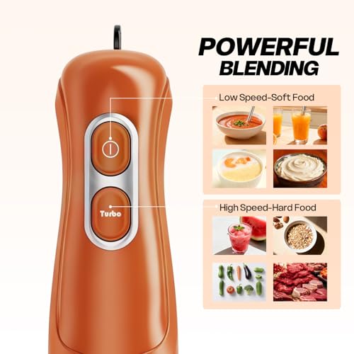 Immersion Blender Corded 400W (Orange Brown / single)