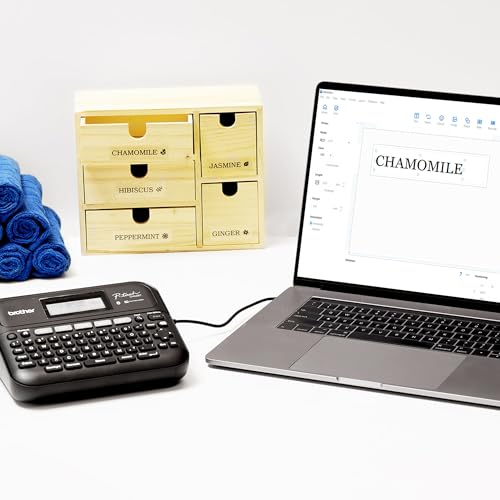 P-Touch PT-D460BTVP Business Expert Connected Label Maker | Connect and Create via Bluetooth®-on TZe Label Tapes up to ~3/4 inch (PTD460BTVP Bluetooth & Carry Case)
