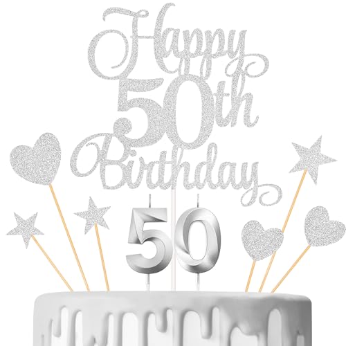 50th Birthday Cake Decorations