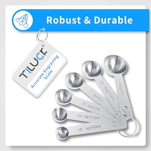 Stainless Steel Measuring Cups & Spoons Set