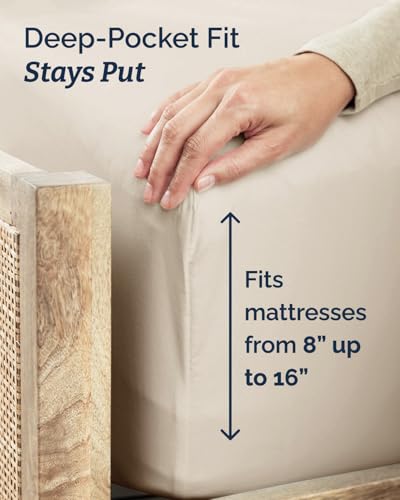 Twin Size 3 Piece Sheet Set (11 - Wheat / Twin)