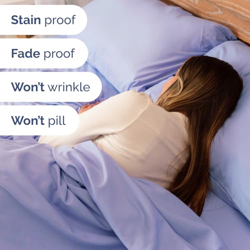Flex Top Split Head King 4 Piece Sheet Set (35 - Lavender / Split Head/Flex Top)