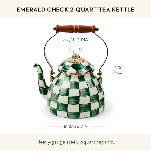 Tea Kettle 2 Quarts (Emerald Check / 2 Quarts)