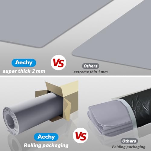 Silicone Mat for Kitchen Counter (Dark Gray / 27.5" x 16.5")
