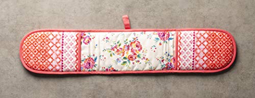 Double Oven Mitts 100% Cotton Double Oven Glove (081 - Rose Garden / 7" x 35" (Double Oven Mitt))