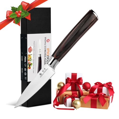 Paring Knife 3.5 Inch (Brown Handle)