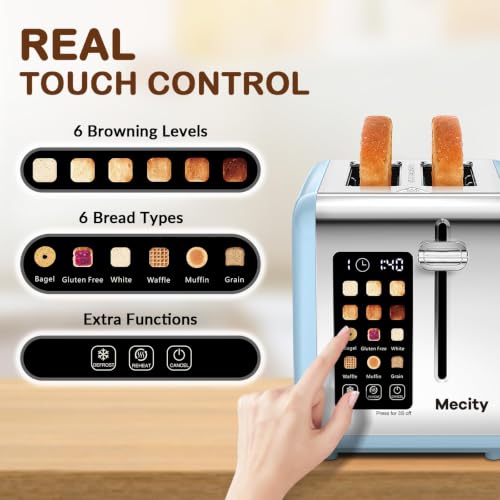 2 Slice Touch Screen Toaster