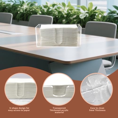 Acrylic Paper Towel Holder (Clear)