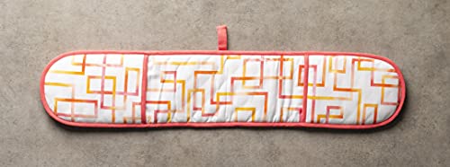 Double Oven Mitts 100% Cotton Double Oven Glove (073 - Summer Maze / 7" x 35" (Double Oven Mitt))