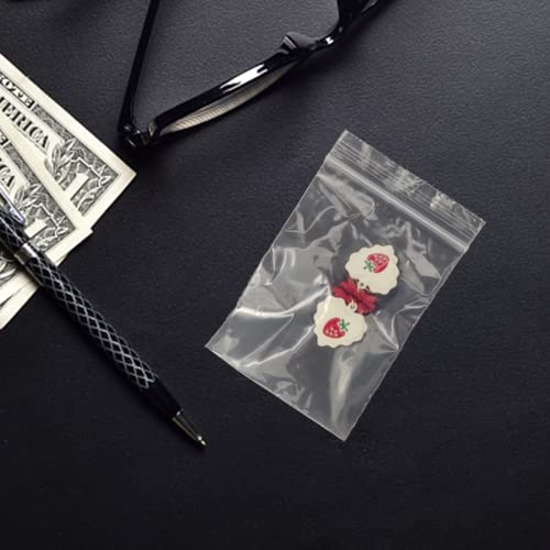 600Pcs 2"x 3" Clear Plastic Zip Bags