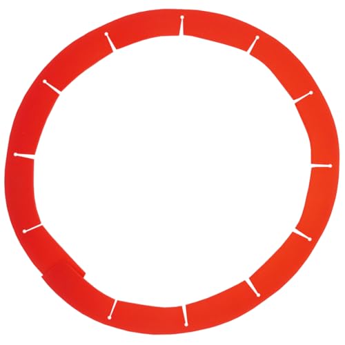 Adjustable Pie Crust Shields (Deep Red)