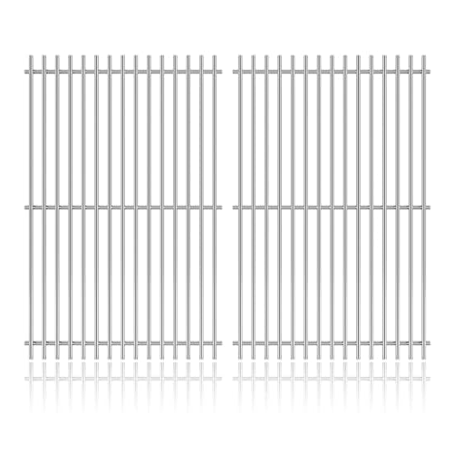 19.5" x 25.8'' Stainless Steel Cooking Grill Grates for Weber (19.5''D x 25.5''W)