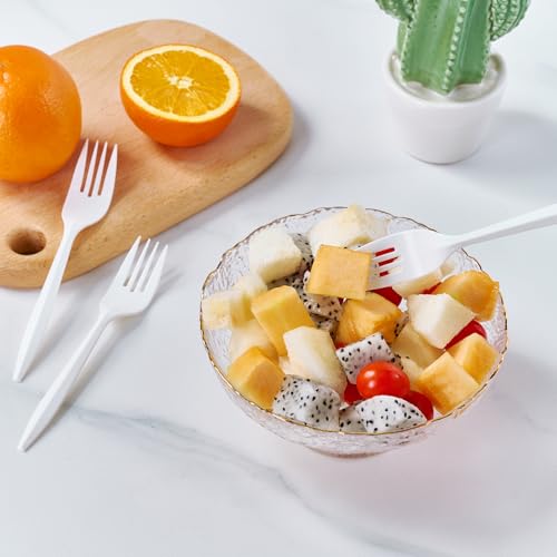 2000 Count White Plastic Forks (2000 Forks)