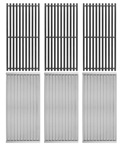 Grill Grate & Emitter Plate Kit for Charbroil TRU (17" x 24.9" for 3-Burner)