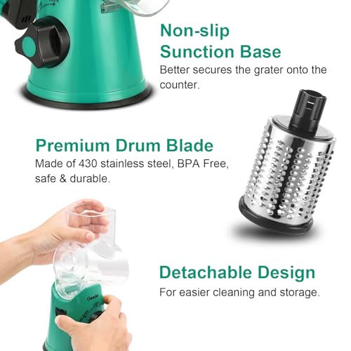 Rotary Cheese Grater Hand Crank