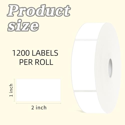 1200 Blank Removable Freezer Labels Water Oil Resistant with Perforation Line for Food Containers Jars Pantry Organization