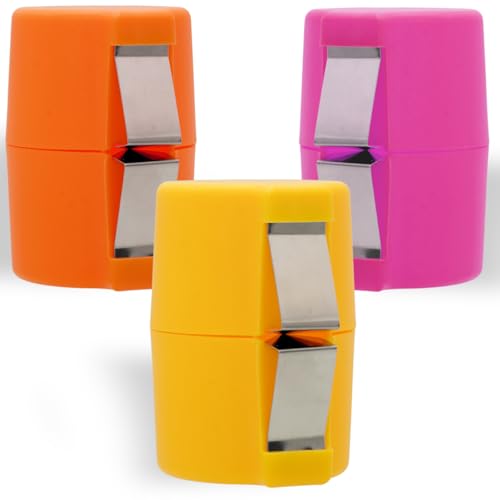 Egg Cracker Tool (Yellow/Pink/Orange - 3 Pack)